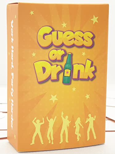 Guess or Drink – Neue Scharaden Trinkspiel Deutscher Sprache für Erwachsene Party-Kartenspiel Brutales und lustiges Geschenk für Junggesellinnenabschiede