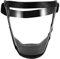 EASONGEE Anti-Fog Plastic Protective Cover, Full Face Mask Adjustable Breathable Mask Transparent Mask for Male Female Adults