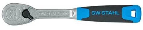 SW-Stahl 06094L Umschaltknarre 1/4 Zoll I High Torque 135 Nm I feinverzahnt mit 90 Zähnen