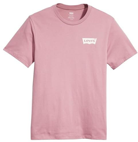 Levi's Graphic Crewneck Tee T-shirt, Batwing Dusty Orchid, S Uomo