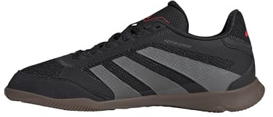 adidas Unisex Kinder Predator League Indoor Football Boots Kids, Core Black/Grey Four/Lucid Red, 28 EU