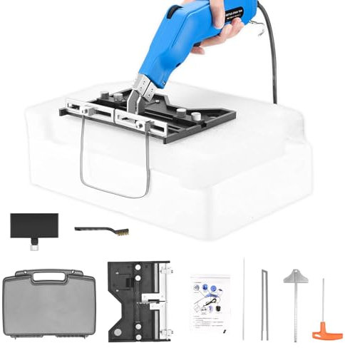 Ovshnrr 500°C Coltello a Caldo Taglia Polistirolo, 150W Taglia Polistirolo Elettrica Taglierina a Caldo Coltello Termico per Polistirolo con Lame e Accessori 220 V