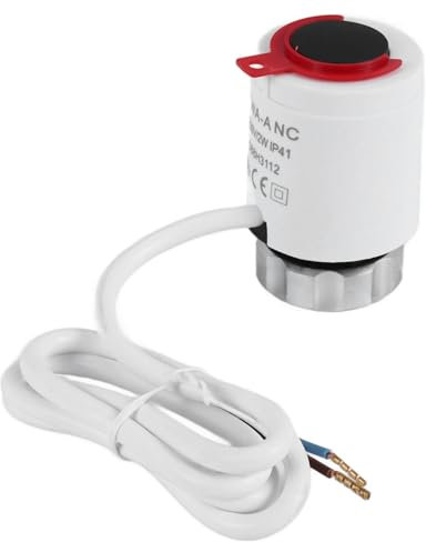 FYOBOT 230V Normally Closed NC M30x1.5mm Electric Thermal Actuator for Underfloor Heating TRV Thermostatic Radiator Valve