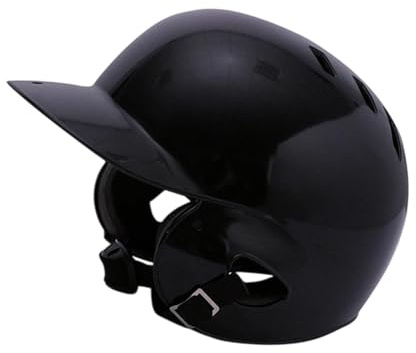 Aymzbd Casco de Béisbol para Niños con Doble Protección para Softball en Actividades Al Aire Libre, Negro