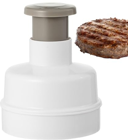 TyCylKu Machine à Hamburger | Presse à Hamburger de Cuisine – Accessoires de Cuisson ergonomiques pour Viande, Bacon, bœuf, Saucisse, crevettes, Maison, Barbecue, Camping, hayon