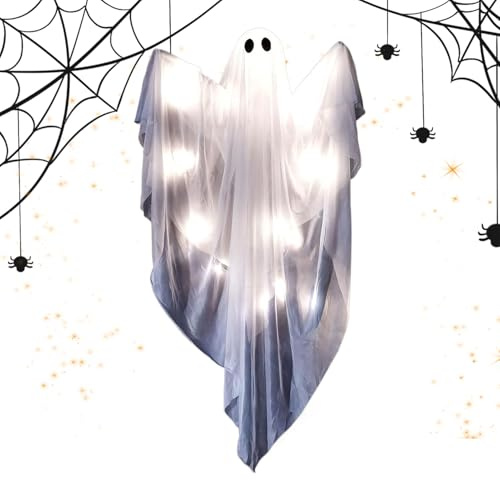 Fantasma Di Halloween Case Da Appendere Con LED E Suono