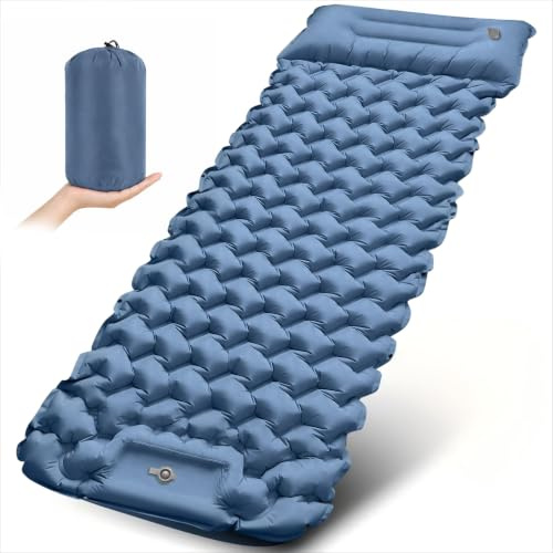 Matelas de Camping Gonflable, 15CM Épaisseur Matelas 1 Personne