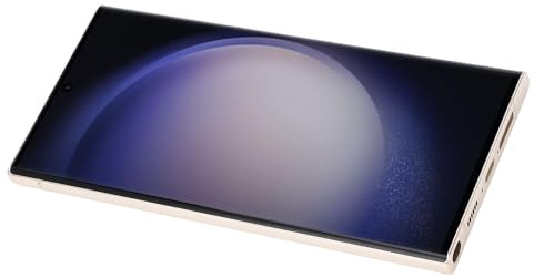 Yechiry S23 Ultra 5G Telefonskärmsbyte Digitaliseringsenhet med Ramstöd och 6,8 Tum Fingeravtryck för Tydliga Bilder (Guld)