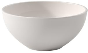 Villeroy & Boch - Artesano Schüssel Rund 24 cm Weiß, Spülmaschinenfest, Mikrowellensicher, Tiefer Teller für Suppen oder Pasta, Schüssel Keramik, Schale, Geschirr, Premium Porzellan