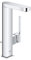 GROHE Plus Single Lever Basin Mixer, L-Size, Pull-Out Spout, Pop-Up Waste Set. Water-Saving Tap in Chrome Finish. 23843003