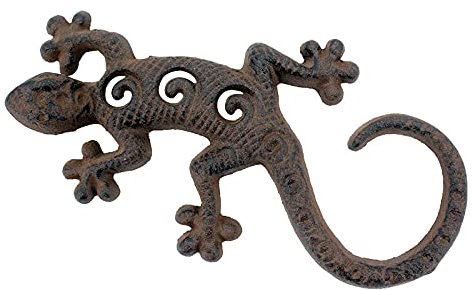 Salamandre décorative Fonte Marron 23x13cm