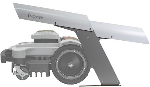 IDEA MOWER Mähroboter Garage One 2.1 kompatibel mit Ambrogio Elite 4.0 mit zu öffnendem Dach | Rasenroboter Garage 84x72x40 Schützt vor Sonne, Regen und Hagel