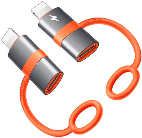 mcdodo USB C auf Lightning Adapter,Lightning USB C Aadapter 36W PD Schnellladung und Datenübertragung (nur mit Computer,Laptops) Kompatibel mit iPhone