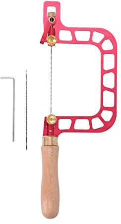 DEWIN Sega a forma di U, Seghetto da Traforo Filo Multifunzionale per La Lavorazione del Legno, Sega da Mini Gioielliere Telaio a Taglio Rapido E Uniforme