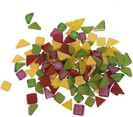 COHEALI 200g Mosaïque Carrelage Cristal Brillant Carreaux Décoratifs Pour Arts Et Artisanat Fournitures Carrelage Pailletés Irréguliers