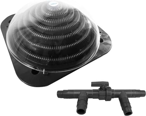 well2wellness Pool Solarheizung Poolheizung Solar 'Powerkugel/Solarschnecke' plus Solarweiche 2-teilig