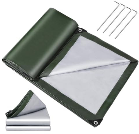 Zeltbodenmatte, isolierte Plane, verdickt, wasserdicht, Zeltunterlage, tragbar, Zeltbodenmatte, faltbar, für, Auto oder Camping und Abenteuer