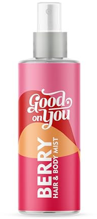 Good on you - Hair & Body Mist Berry - Bodyspray - Parfüm Damen - Haarpafrüm - Body Mist für Frauen, 150 ml - 3er Pack