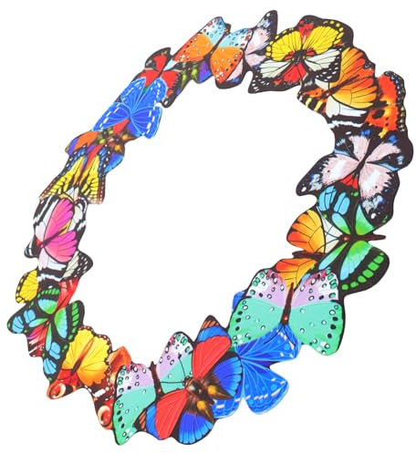 POPETPOP Colgante De De Mariposas De Hierro Decoración De Pared Artesanal Escultura De Mariposas Para Sala De Estar Dormitorio Cafetería Exquisito Adorno De Colgante