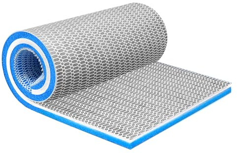 xiaowanwan 8D Esponja Filtro Acuario, 40x30x2cm Algodón Filtrante para Acuario,Purificación del Agua,Recorte Libre (40cm*30cm*2cm)