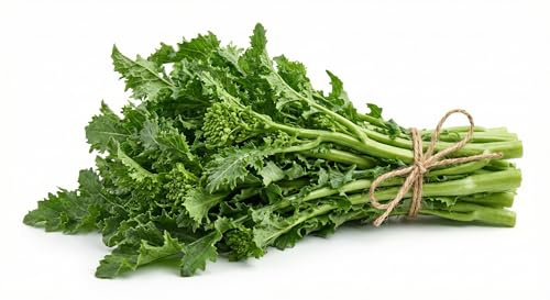 Semi Cime di Rapa Quarantina Riccia di Sarno 6g | Varietà Precoce 40 Giorni ad Alta Germinazione | Semi Ortaggi per Orto e Vaso | Raccolto Rapido e Abbondante