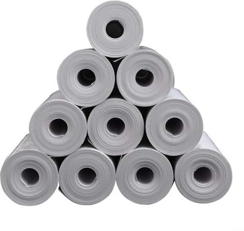 Rollos de papel térmico para recibos, opciones de 57 x 30 mm y 80 x 30 mm, consumibles gruesos para impresoras POS para máquinas de tarjetas de crédito, cajas registradoras, tiendas minoristas, 10