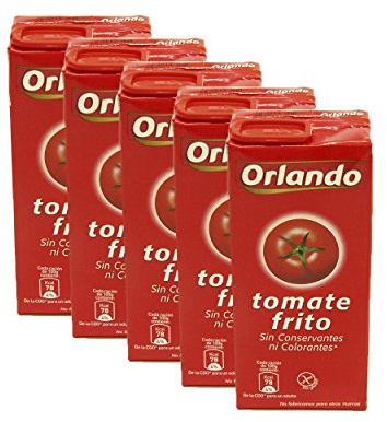 Förpackning med 5 – Tomat Frito Orlando 350 g – tomatsås – vegetarisk
