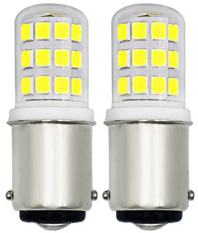 B15D Piccola baionetta LED 3W Equivalente a 30W Alogena AC 230V Bianco freddo 6000K Piccole lampadine 320LM Lampada ricambio per macchina da cucire Cappa luce 360° Angolo fascio Non dimmerabile (2 pz)