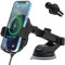 Handyhalterung Auto mit Ladefunktion, BZONE 15W Qi QC3.0 Fast Wireless Charger Auto Saugnapf Ladestation, Handyhalterung Kfz Automatischer Induktives Laden für iPhone Samsung Huawei LG