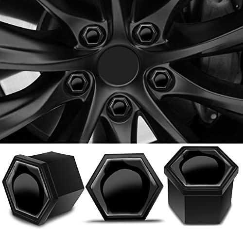 Biomar Labs Hjulmutter skydd låsning bult lock universal 17 mm svart glans NB 1