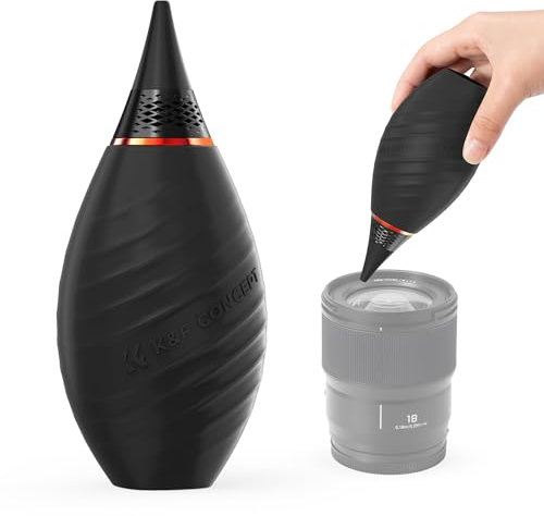 K&F CONCEPT Weichgummi Blasebalg Reinigung, mit Weicher Silikonspitze von Objektiv, Kamera, Sensor, DSLR, Tastatur, Optik, Optik(Blasebalg)…