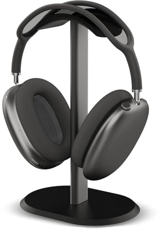 auvstar Soporte Auriculares,Soporte Cascos Gaming,Soporte Mando y Porta Auriculares Mesa,con Puerto USB Tipo C,Universal RGB Soporte Cascos Gaming Porta Auriculares de Mesa (Negro) (B)