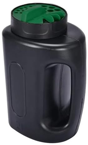 MAGNA RETAIL Handheld Grass Seed Spreader | 2L Hand Held Lawn Seed Spreader | 2 Litre Lawn Fertiliser Dispenser | Adjustable Dial Opening | Feed Seeding | Ice Melt