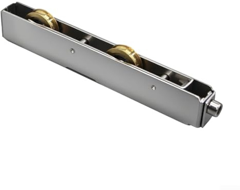 Rullo per porta scorrevole con struttura in acciaio inossidabile e puleggia in rame, prestazioni resistenti e funzionamento regolare in vari sistemi