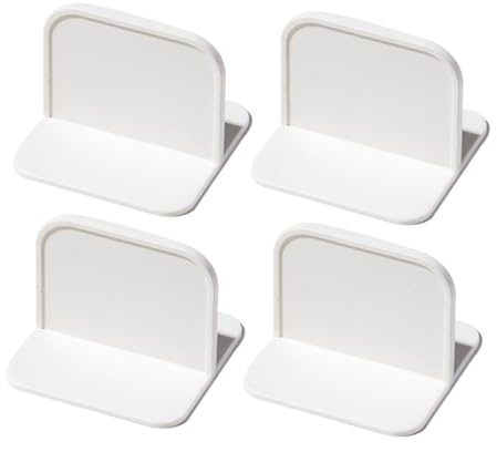 TOBBOMEY Conector Anticaída para Muebles 4 Piezas Dispositivo Antivuelco para Seguridad de Bebés Fijación para Armarios y Estanterías Herramienta Práctica para Hogar
