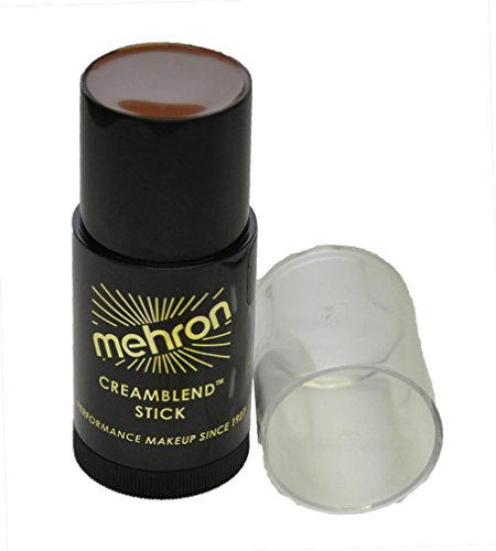 Mehron Makeup CreamBlend Stick | Face Paint, Body Paint, & Foundation Cream Makeup | Body Paint Stick .75 oz (21 g) (Silver)