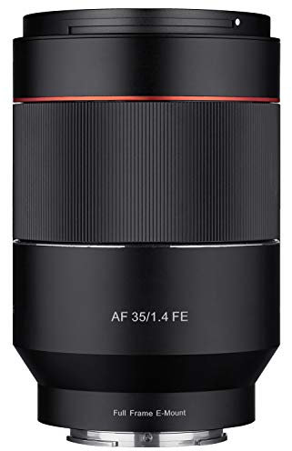 Samyang Objetivo AF 35mm F1.4 Sony, Full Frame,Color Negro