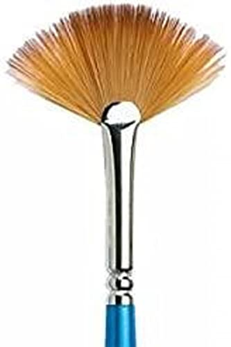Winsor & Newton University Series 888 - Pennello con punta a ventaglio, manico lungo, misura 2