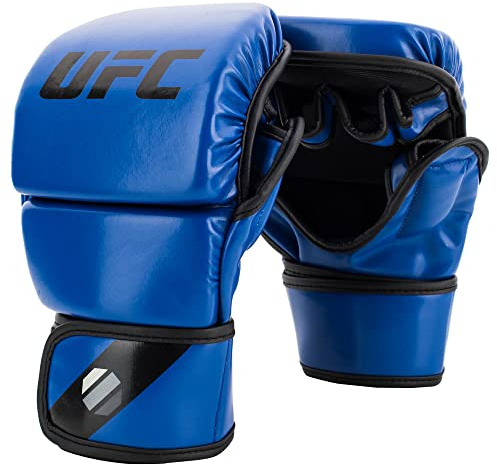 UFC MMA 8oz Sparring Gloves, Color- Blue, Size- L/XL