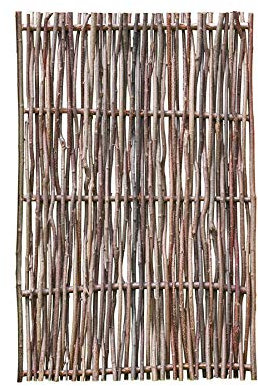 Weidenprofi Sichtschutz, Haselnusszaun Modell Universal,extra dicke Ruten, Flechtzaun aus Hasel, Größe (BxH): 120 x 180 cm