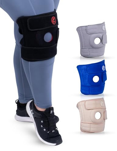 KARM Plus Size Knee Support for Women & Men 4XL 5XL 6XL - Extra Large Knee Support for Big Legs Thighs - Plus Size Adjustable Brace for Obese People, Arthritis, Meniscus Tear (4XL/5XL/6XL Black)