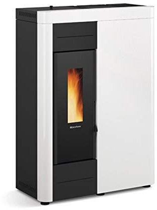 Extraflame wasserführender Pelletofen Virna Idro Weiß | 14,5 kW