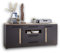 Stella Trading LOFT-TWO Sideboard in Artisan-Eiche Optik, graphit - ausdrucksstarke Softclose Kommode für Ihren Wohnbereich - 180 x 81 x 44 cm (B/H/T)