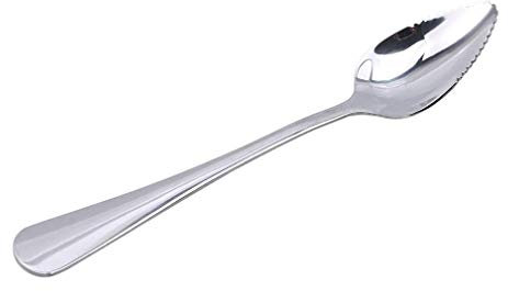 PULABO Grapefruit Spoon Thick Stainless Steel Dessert Spoon with Serrated Edge Fruit Sectioning Spoon Superiorâ€‚Quality and Creative it Works