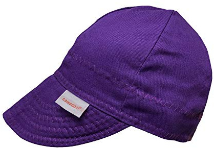 Comeaux Caps Reversible Welding Cap Solid Purple (7 5/8)