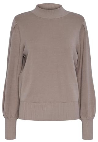 Y.A.S YAS Women's Yasfonny LS Knit Pullover S. Noos, Fungi, XL