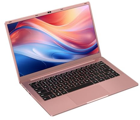 Ruzava Ordenador Portátil 14 Pulgadas Celeron N5095 hasta 2,9 GHz Win11 8GB 256GB SSD Expansión 1TB 5G WiFi 1920x1080 FHD BT4.2 Mini HDMl USB 3.0 Portatil con Mouse Teclado QWERTY Inglés - Oro Metal
