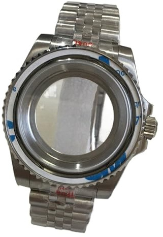 1 st herr dykarklocka med boett, 40 mm safirglas, armband for gott nytt år, for NH35, NH36, NH34, urverk, 28,5 urtavla