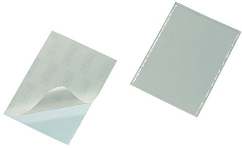 Durable Selbstklebetasche Pocketfix, für Dokumente A5, Beutel à 5 Stück, transparent, 809419