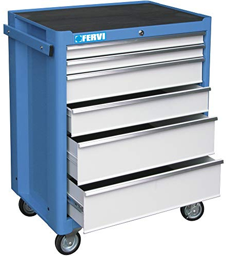 Fervi C900/B – für Werkstattwagen, Grau/Cyan